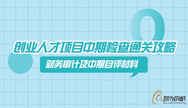 創(chuàng)業(yè)人才項目中期檢查通關(guān)攻略—財務審計及自評材料.jpg