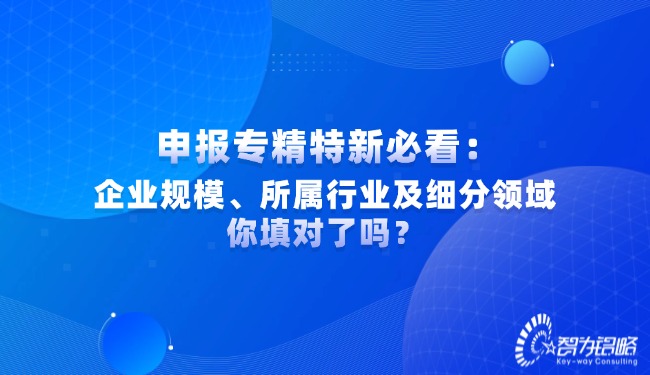 申報專精特新必看：企業(yè)規(guī)模、所屬行業(yè)及細分領(lǐng)域你填對了嗎？.jpg